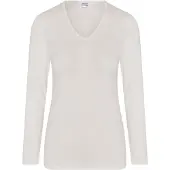 Beeren dames thermo shirt Lange mouw Wit - maat S