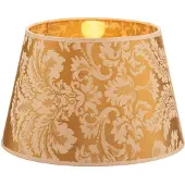 Duolla Lampenkap Cone hoogte 18 cm, goud , messing / goud, Textiel / Stof / Zijde