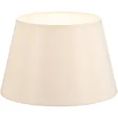 Duolla Lampenkap Cone hoogte 18 cm, chintz ecru/wit, crème / amber, Textiel / Stof / Zijde