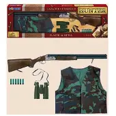 Gonher Hunting Shotgun 2 Shots With Vest 85x27x5 Cm Bruin Kinderen