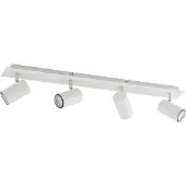 LINDBY Plafondlamp , Joffrey, dimbare, Wit, Woonkamer, Metaal, Modern