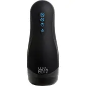 Lovebotz - automatische zuigmasturbator - waterdicht, trilfunctie - zwart