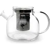 Ona Glazen theepot Vienna met theezeef Salt&Pepper
