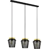 Eglo Hanglamp Escandidos Zwart 3xe27