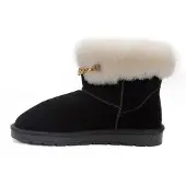Gooce Snowboots 'Gertrude' goud / zwart / wolwit