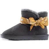 Gooce Snowboots 'Willow' curry / antraciet / wit
