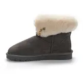 Gooce Snowboots 'Gertrude' crème / donkergrijs