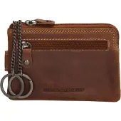 Hide & Stitches Sleuteletui met 4 Creditcardvakjes Japura Cognac