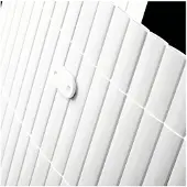 Intergard Tuinscherm tuinafscheiding kunststof PVC wit 150x300cm
