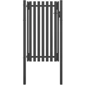 vidaXL Poort 1x2,25 m staal antraciet