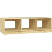 vidaXL Salontafel 110x50x34 cm massief vurenhout