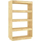 vidaXL Boekenkast / kamerscherm 80x35x135 cm massief grenenhout