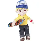 Heunec Skateboard knuffel - Superzacht materiaal - 40 cm