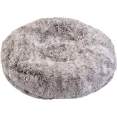 Animal Boulevard Ab10801 - Manden En Kussens - Hond - Ab Soft Bed Long Plush Bruin-m Ø76cm - Maat: M