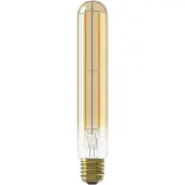Calex LED volglas LangFilament Buismodel 220-240V 4,5W 470lm E27 T32x185 Goud 2100K Dimbaar