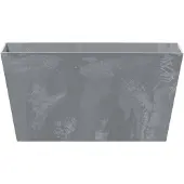 Prosperplast Plantenbak - kunststof - 40 x 20 x 15 cm - grijs - Plantenbakken