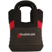 Doublelock Padlock red hangslot