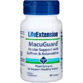 Life Extension - MacuGuard Oogondersteuning met Saffraan en Astaxanthine - 60 Softgels