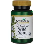 Swanson Health , Volledig Spectrum, Wilde Yam, 400 mg, 60 Capsules