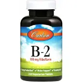 Carlson Labs - Vitamine B-2, 100 mg - 100 vegetarische tabletten