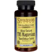 Swanson Health , Albion Magnesium Glycinaat met Actief B Vitamines, 200 mg, 60 tabletten