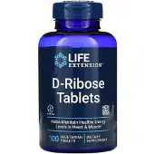Life Extension , D-Ribose Tablets, 100 Vegetarische Tablets