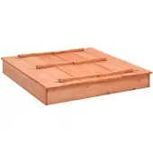 vidaXL Zandbak 95x90x15 cm vurenhout