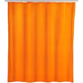 Wenko Variolock Douchegordijn polyester 180x200cm 100% polyester met anti schimmel behandeling oranje