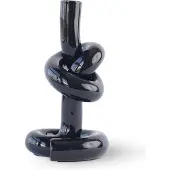 Werkwaardig Geknoopte Kandelaar Zwart / Knotted Candleholder Black | Dutch Design kandelaar .