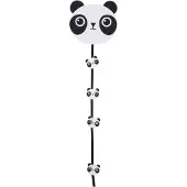 J-Line Fotolijst - Fotoslinger Met Clips Panda Hout Wit/Zwart