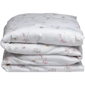 Yumeko Kinderdekbedovertrek Katoen Satijn 100x135 Wit - Eco, Bio & Fairtrade