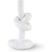 Werkwaardig Geknoopte Kandelaar Wit / Knotted Candleholder White | Dutch Design kandelaar .
