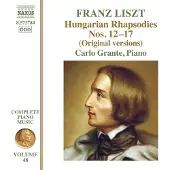 OUTHERE Carlo Grante - Liszt: Hungarian Rhapsodies N 12-17 (Original Versions) (CD)