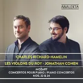 OUTHERE Charles Richard-Hamelin, Jonathan Cohen, Les Violons du Roy - Mozart: Piano Concertos Nos. 22 & 24 (CD)