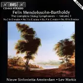 OUTHERE Nieuw Sinfonietta Amsterdam, Lev Markiz - Mendelssohn: The Complete String Symphonies (CD)