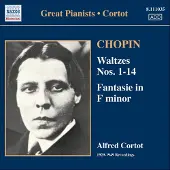 OUTHERE Alfred Cortot - Chopin: Waltzes Nos. 1-4 | Fantasie In F Minor (CD)