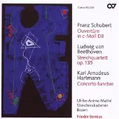 OUTHERE Ulrike-Anime Mathé, Streicherakademie Bozen - Schubert: Overture D8 | Beethoven: String Quartet Op.135 | Hartmann: Concerto Funebre (CD)