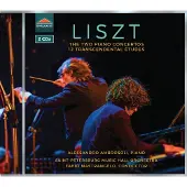 OUTHERE Alessandro Ambrosoli, The St. Petersburg Northern Sinfonietta, Fabio Mastrangelo - Liszt: The Two Piano Concertos - 12 Transcendental Études (2 CD)