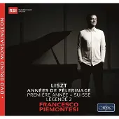 OUTHERE Francesco Piemontesi - Années De Pelerinage - Premiere Année - Suisse - L (2 CD)