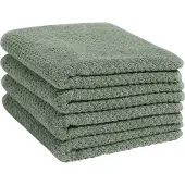 Yumeko Handdoek Katoen 50x100 Groen - Eco, Bio & Fairtrade