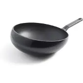 BK Wokarang wokpan 30cm - 4,3l - PFAS-vrij - Inductie wokpan - keramische antiaanbaklaag - ovenbestendig tot 160 graden - vaatwasserbestendig - RVS handvat - Aluminium