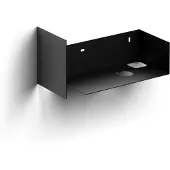 Clou Open kast met handdoekhouder tbv Flush 3 rechts, zwart