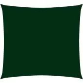 vidaXL Zonnescherm vierkant 3x3 m oxford stof donkergroen