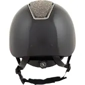 Br Rijhelm Omega Glamourous Glossy Zwart / Gunmetal - 55/57
