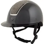 Br Rijhelm Omega Glamourous Glossy Zwart / Gunmetal - 52/54