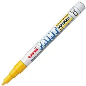 Uni-Ball Permanente markeerstift Paint PX-21L Geel 12 Stuks