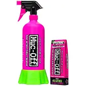 Muc-Off - Bottle For Life - Fiets & Motor Poestmiddel - Aluminium Spuitfles met Punk Powder - Voordeelverpakking