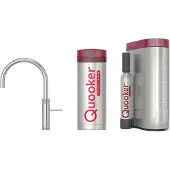 Quooker Fusion Round 5-in-1 kraan met PRO3 reservoir en CUBE RVS