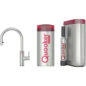 Quooker Flex met COMBI+ boiler en CUBE reservoir 5-in-1 kokendwaterkraan RVS