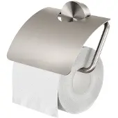 Geesa Toiletrolhouder met klep Opal RVS geborsteld
